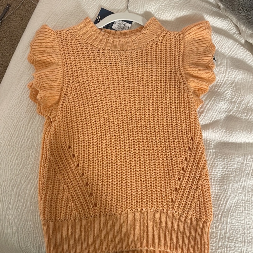 Orange Short Sleeve Sweater!